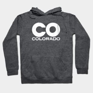 CO Colorado State Vintage Typography Hoodie